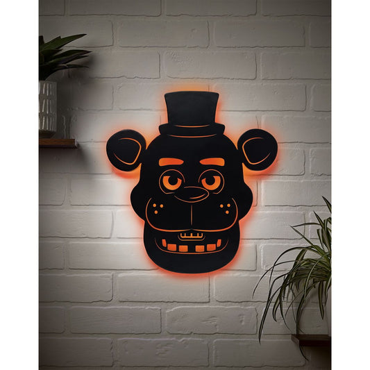 Five Nights at Freddy's LED Light-Up Sign MULTI-COLOR