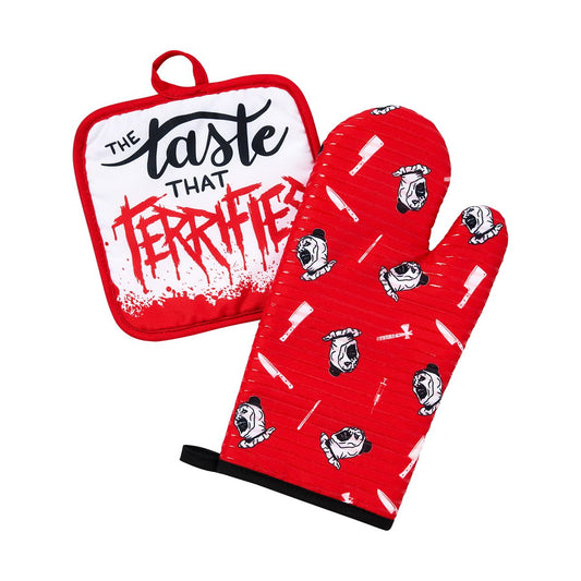 Terrifier Oven Mitt and Potholder Set MULTI-COLOR