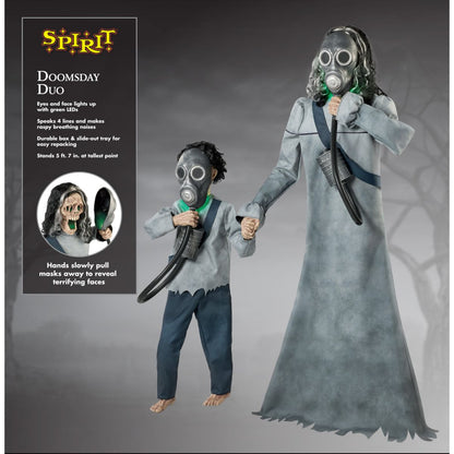 5 Ft 7 In Doomsday Duo Animatronic MULTI-COLOR