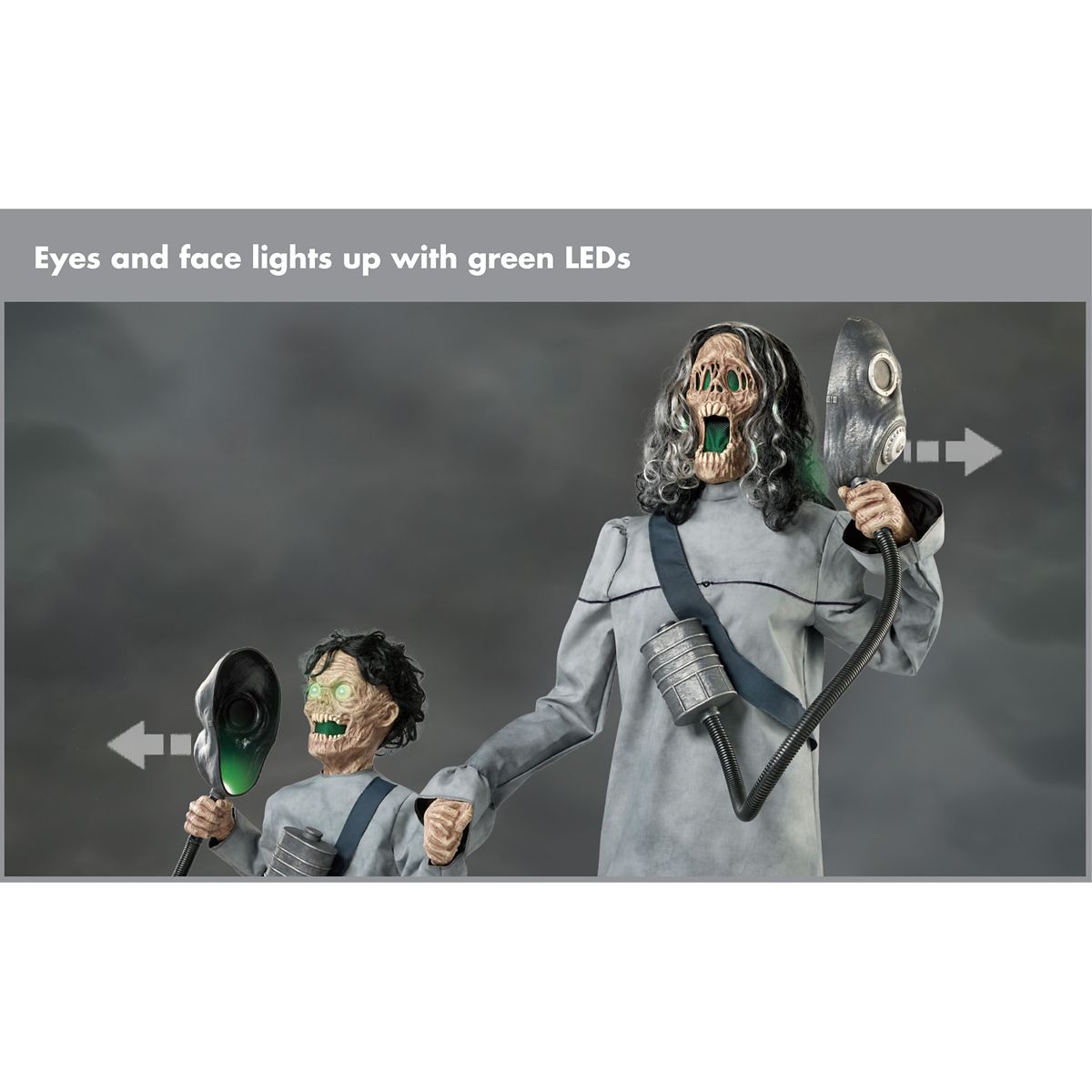 5 Ft 7 In Doomsday Duo Animatronic MULTI-COLOR