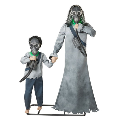 5 Ft 7 In Doomsday Duo Animatronic MULTI-COLOR