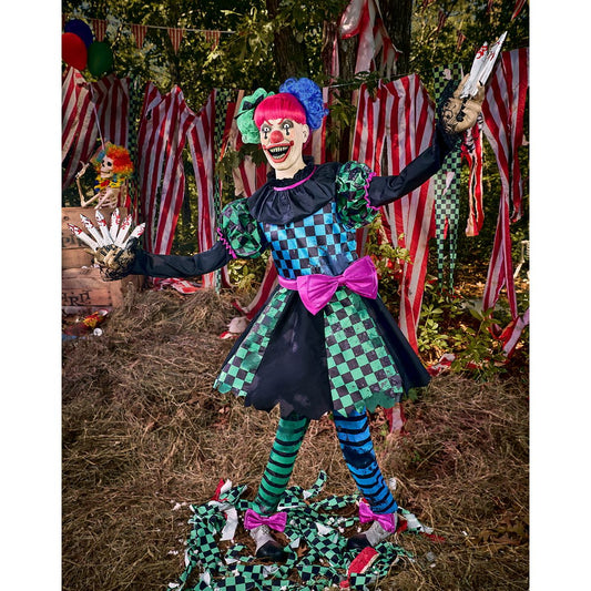 5 Ft 5 In Whirling Wendy Animatronic MULTI-COLOR