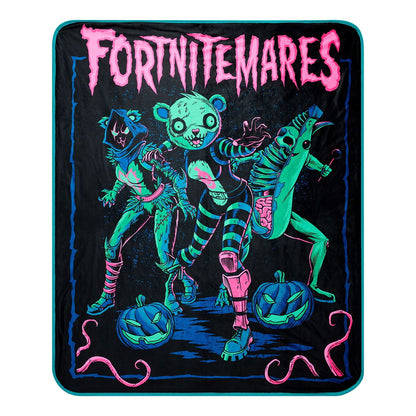 Fortnitemares Throw Blanket - Fortnite BLACK / MULTI