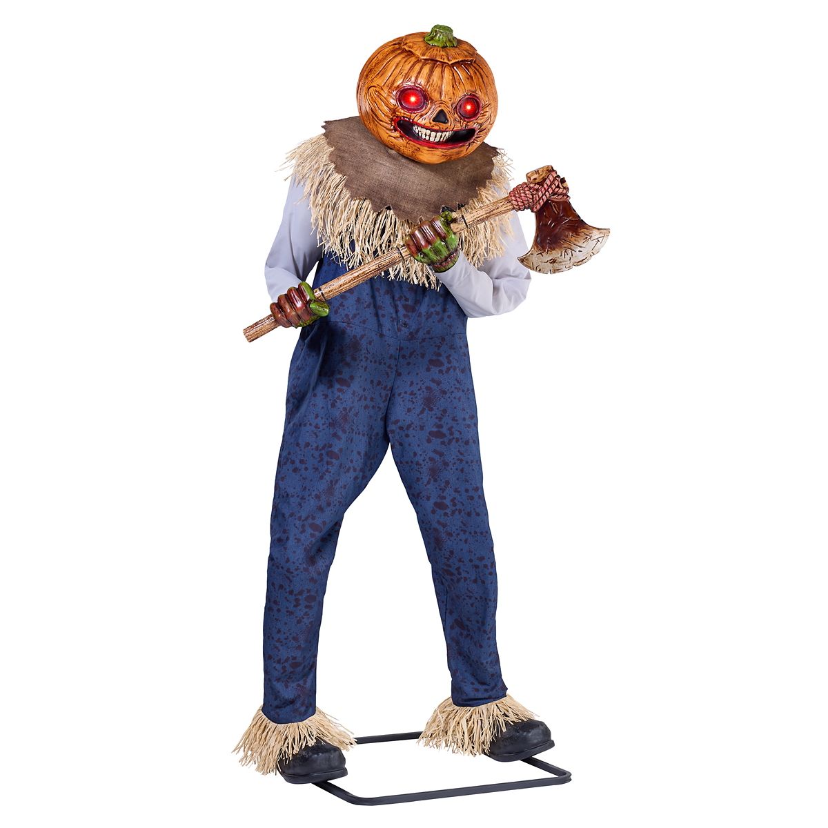 7 Ft 1 In Pumpkin Punisher Animatronic MULTI-COLOR
