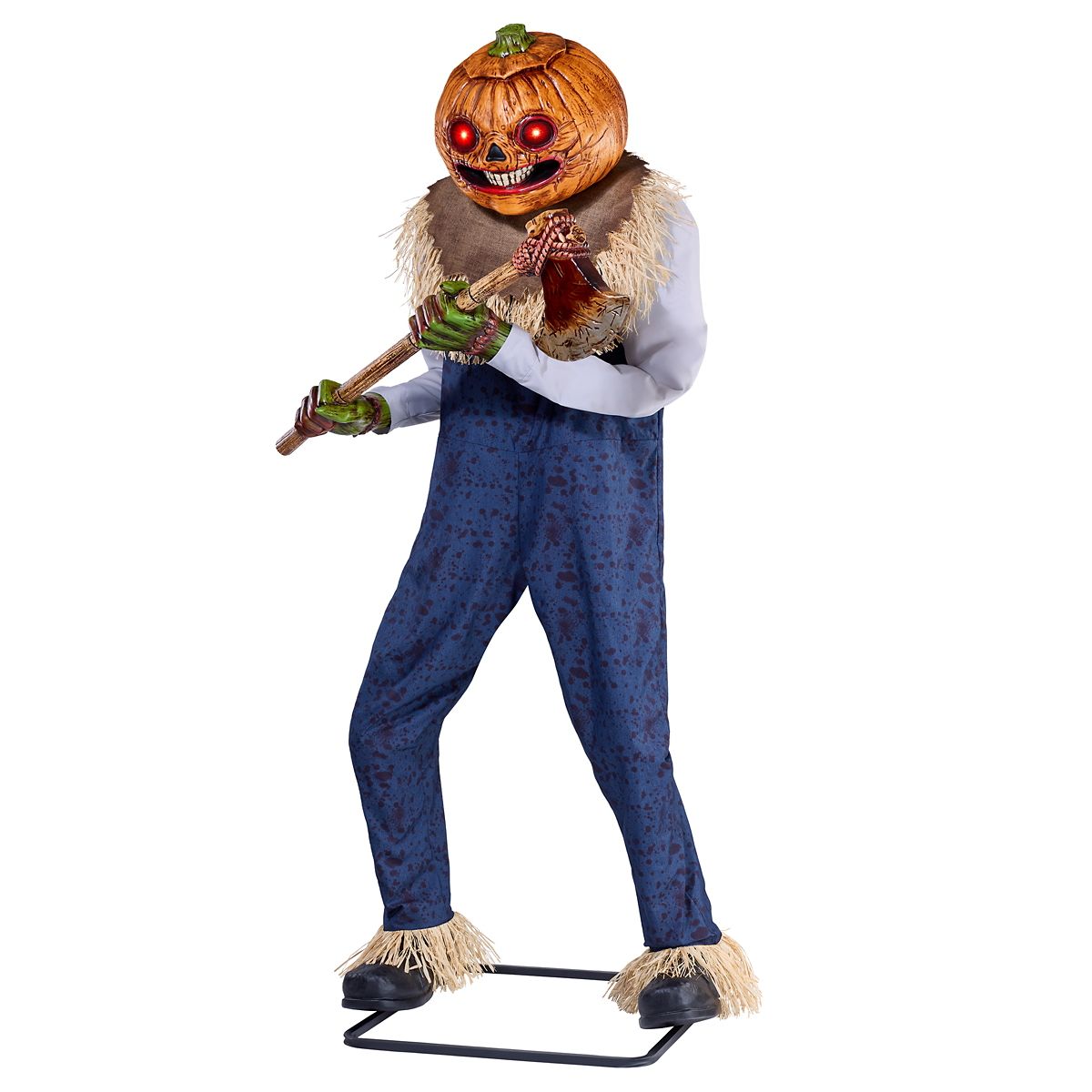 7 Ft 1 In Pumpkin Punisher Animatronic MULTI-COLOR