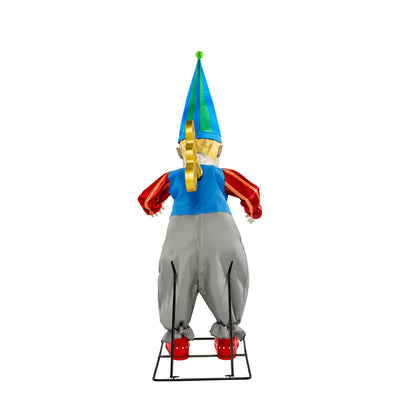 4 Ft 10 In Wind-Up Wally Animatronic MULTI-COLOR