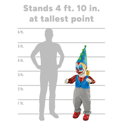 4 Ft 10 In Wind-Up Wally Animatronic MULTI-COLOR