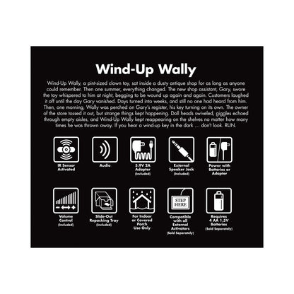 4 Ft 10 In Wind-Up Wally Animatronic MULTI-COLOR