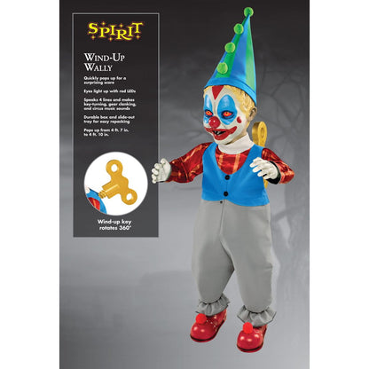 4 Ft 10 In Wind-Up Wally Animatronic MULTI-COLOR