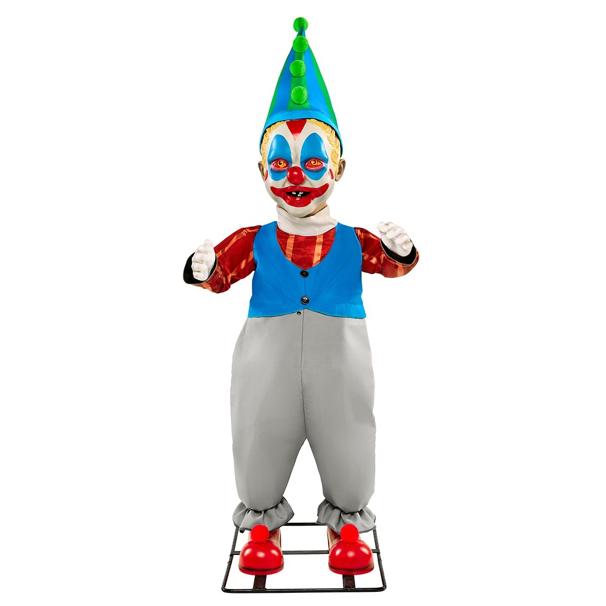 4 Ft 10 In Wind-Up Wally Animatronic MULTI-COLOR