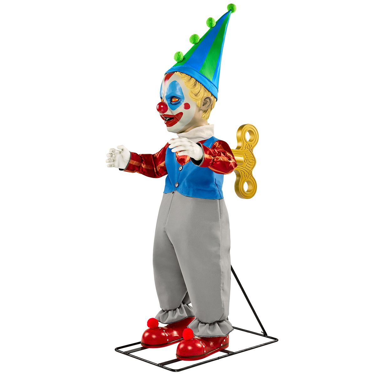 4 Ft 10 In Wind-Up Wally Animatronic MULTI-COLOR
