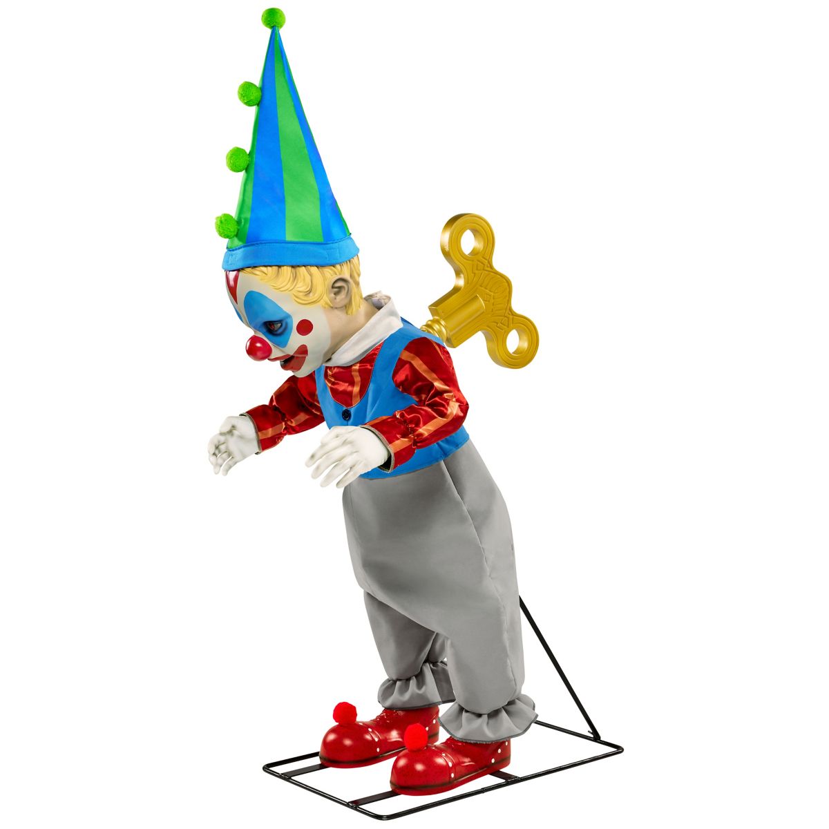 4 Ft 10 In Wind-Up Wally Animatronic MULTI-COLOR