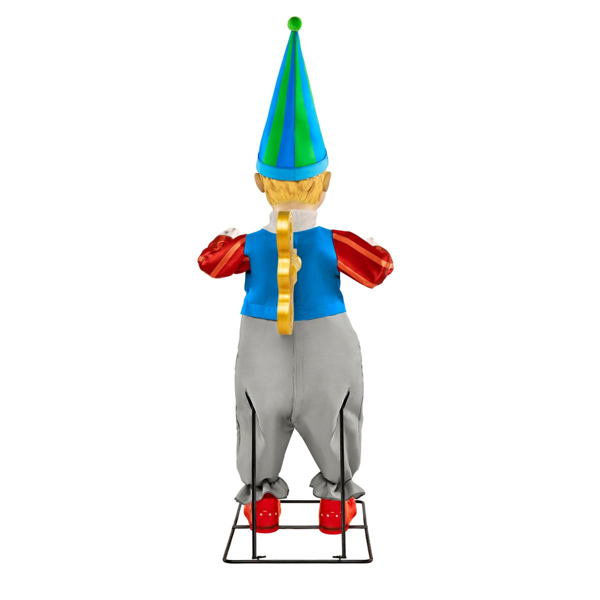 4 Ft 10 In Wind-Up Wally Animatronic MULTI-COLOR