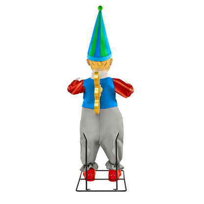 4 Ft 10 In Wind-Up Wally Animatronic MULTI-COLOR