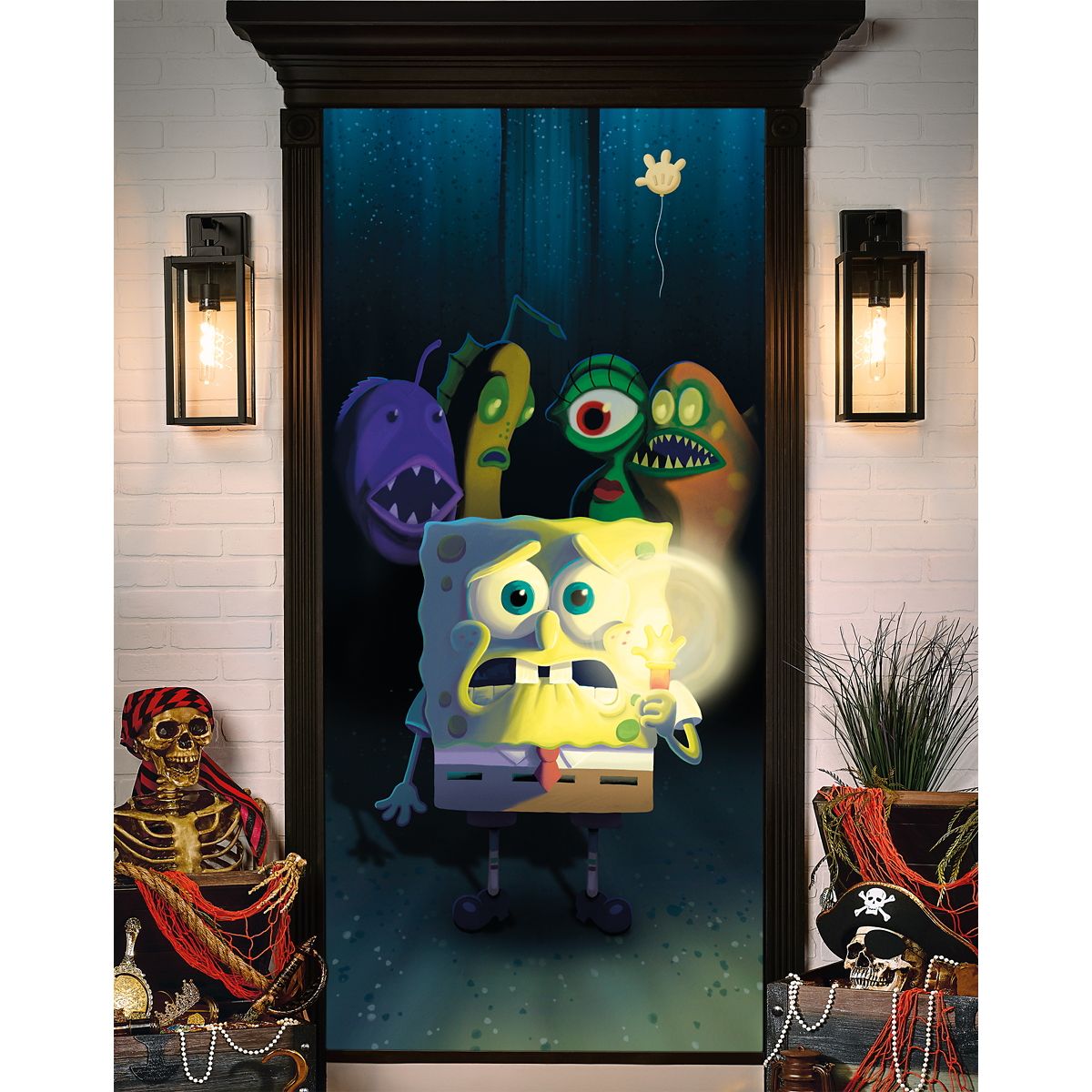 SpongeBob SquarePants Glove World Door Cover MULTI-COLOR