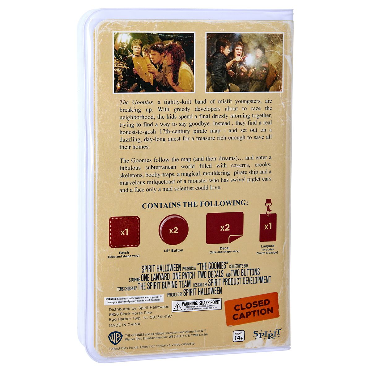 The Goonies Video Collector Box MULTI-COLOR