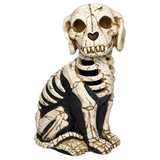 Light-Up Skeleton Dog Statue GREEN - MULTI