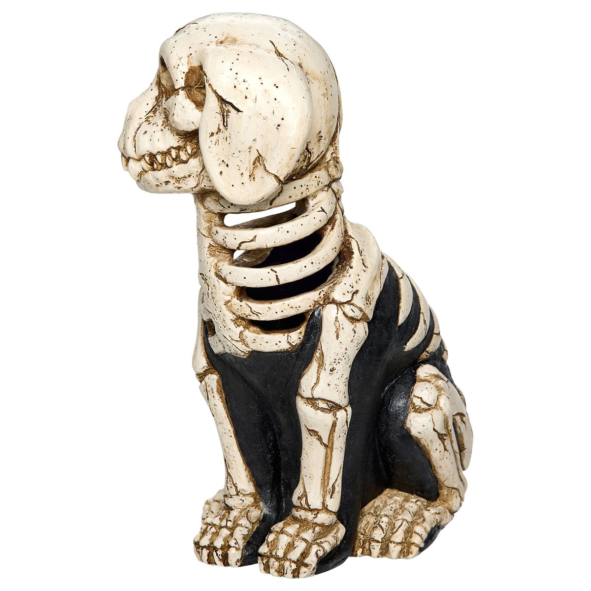 Light-Up Skeleton Dog Statue GREEN - MULTI