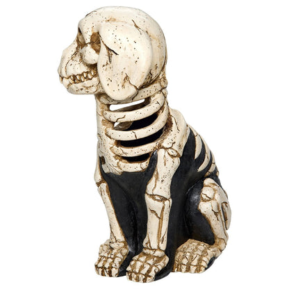 Light-Up Skeleton Dog Statue GREEN - MULTI