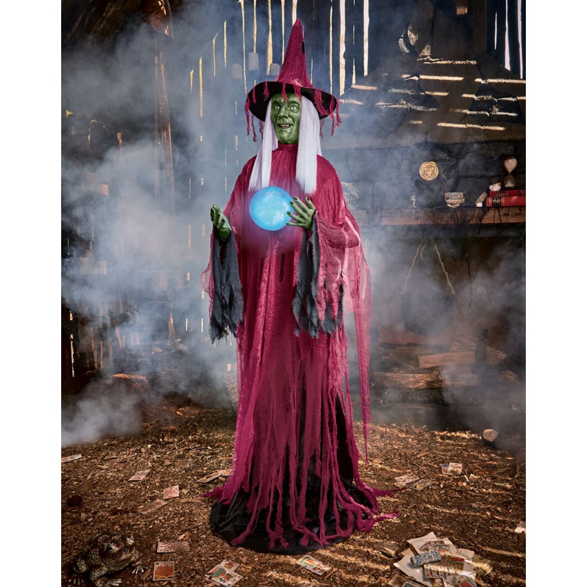 6 Ft 11 In Lady Misfortune Animatronic MULTI-COLOR