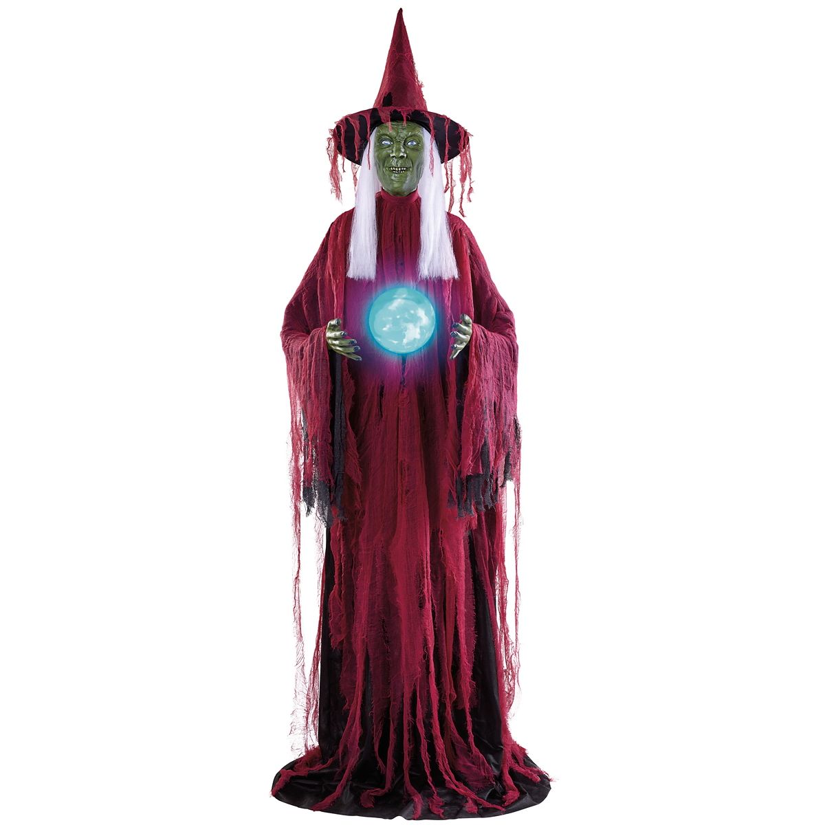 6 Ft 11 In Lady Misfortune Animatronic MULTI-COLOR