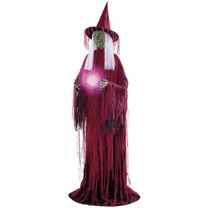6 Ft 11 In Lady Misfortune Animatronic MULTI-COLOR