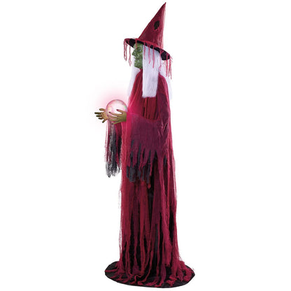 6 Ft 11 In Lady Misfortune Animatronic MULTI-COLOR