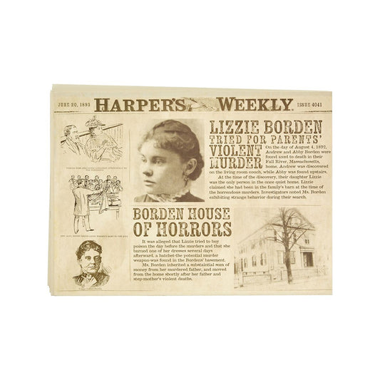 Lizzie Borden Herald Sign MULTI-COLOR