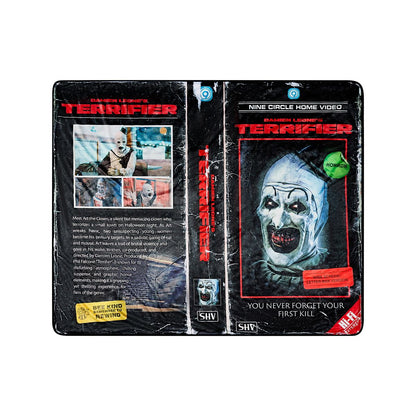 Art the Clown Video Tape Fleece Blanket - Terrifier MULTI-COLOR