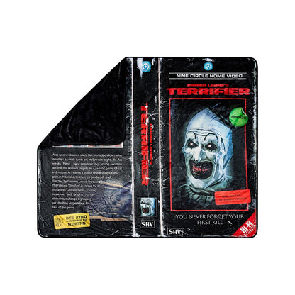 Art the Clown Video Tape Fleece Blanket - Terrifier MULTI-COLOR