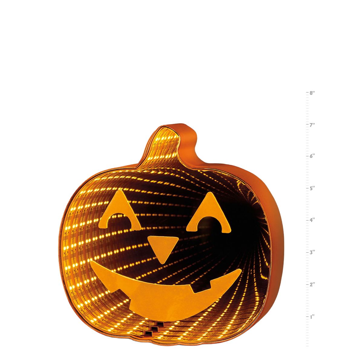 Light-Up Pumpkin Infinity Mirror MULTI-COLOR