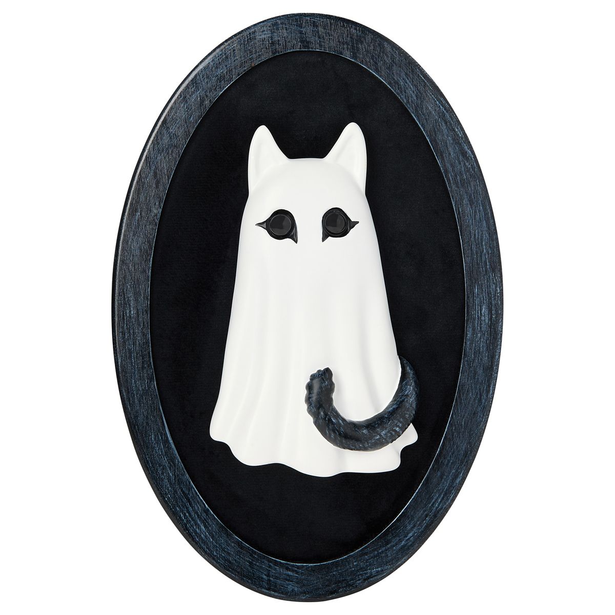 Ghost Kitty Cameo Sign MULTI-COLOR