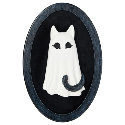 Ghost Kitty Cameo Sign MULTI-COLOR
