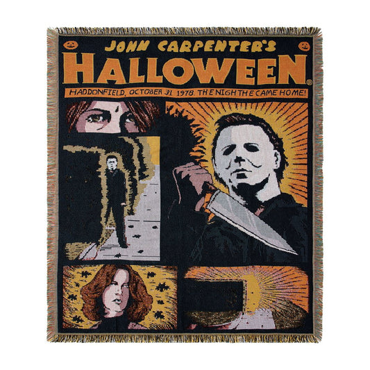 Halloween Comic Jacquard Blanket MULTI-COLOR