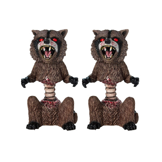 Zombie Raccoon Static Props - 2 Pack GRAY