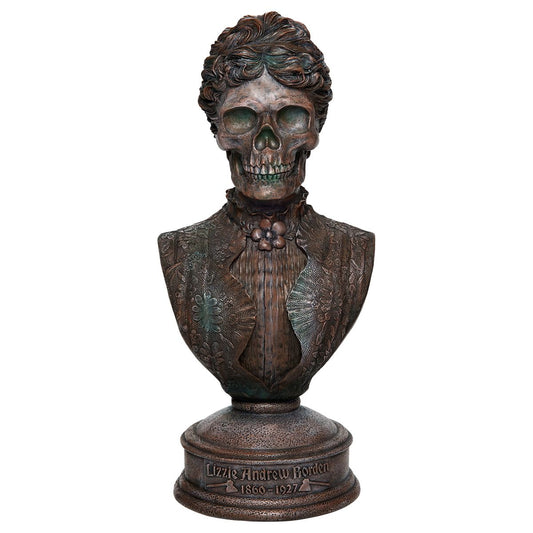 Lizzie Andrew Borden Bust Statue COPPER