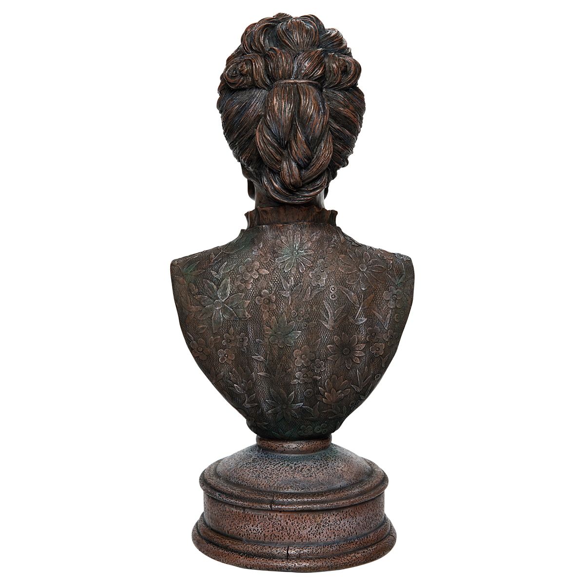 Lizzie Andrew Borden Bust Statue COPPER