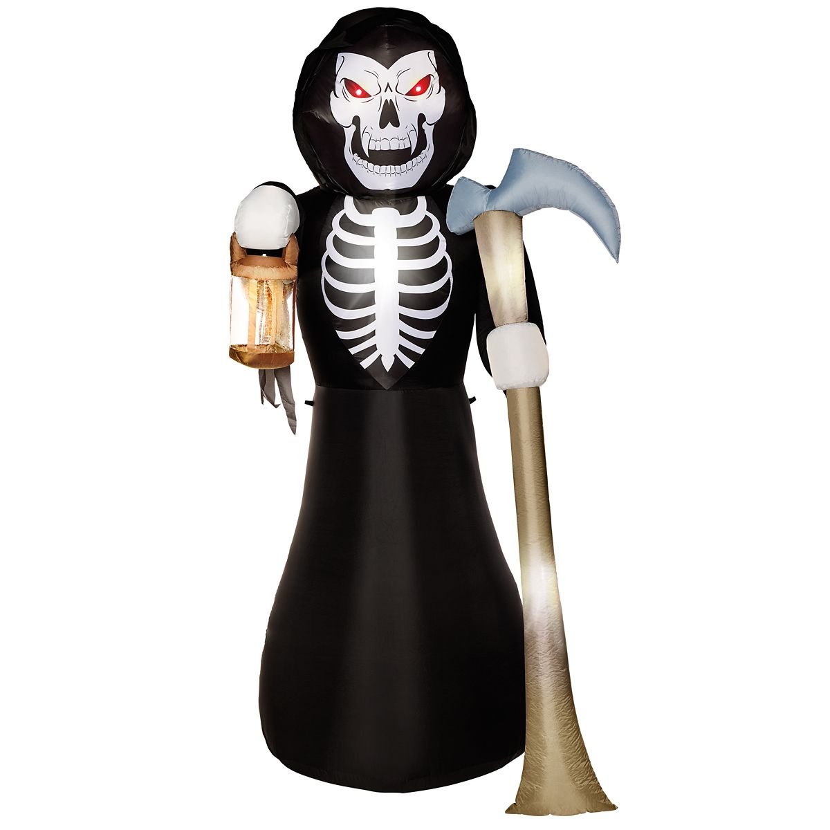 8 Ft Light-Up Reaper Inflatable Decoration MULTI-COLOR