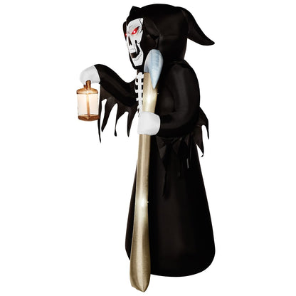 8 Ft Light-Up Reaper Inflatable Decoration MULTI-COLOR