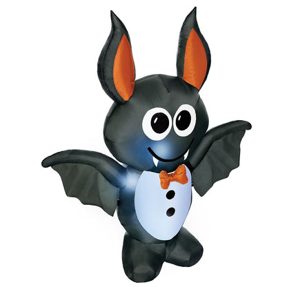 4 Ft Light-Up Vampire Bat Inflatable Decoration MULTI-COLOR