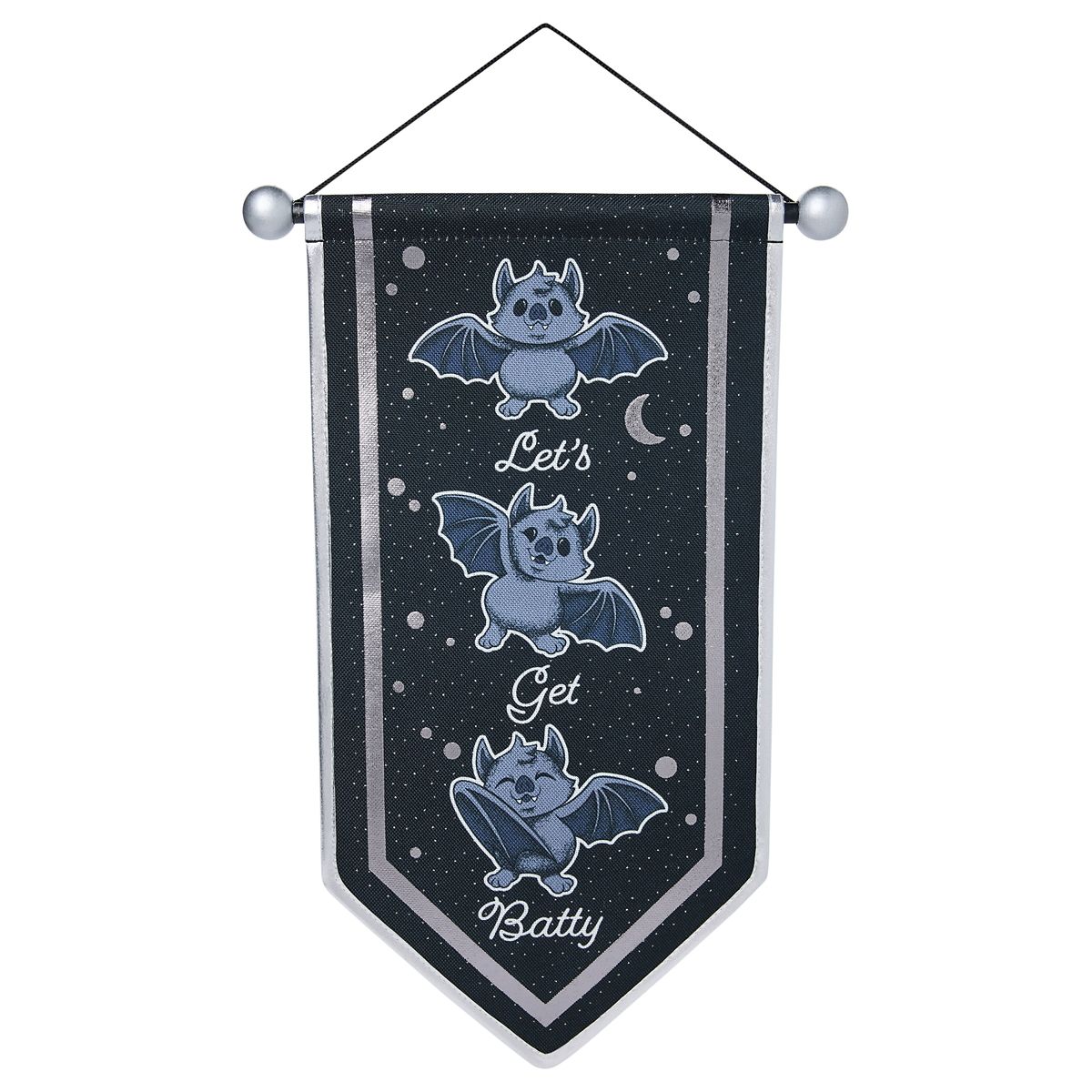 Let's Get Batty Banner BLACK / MULTI