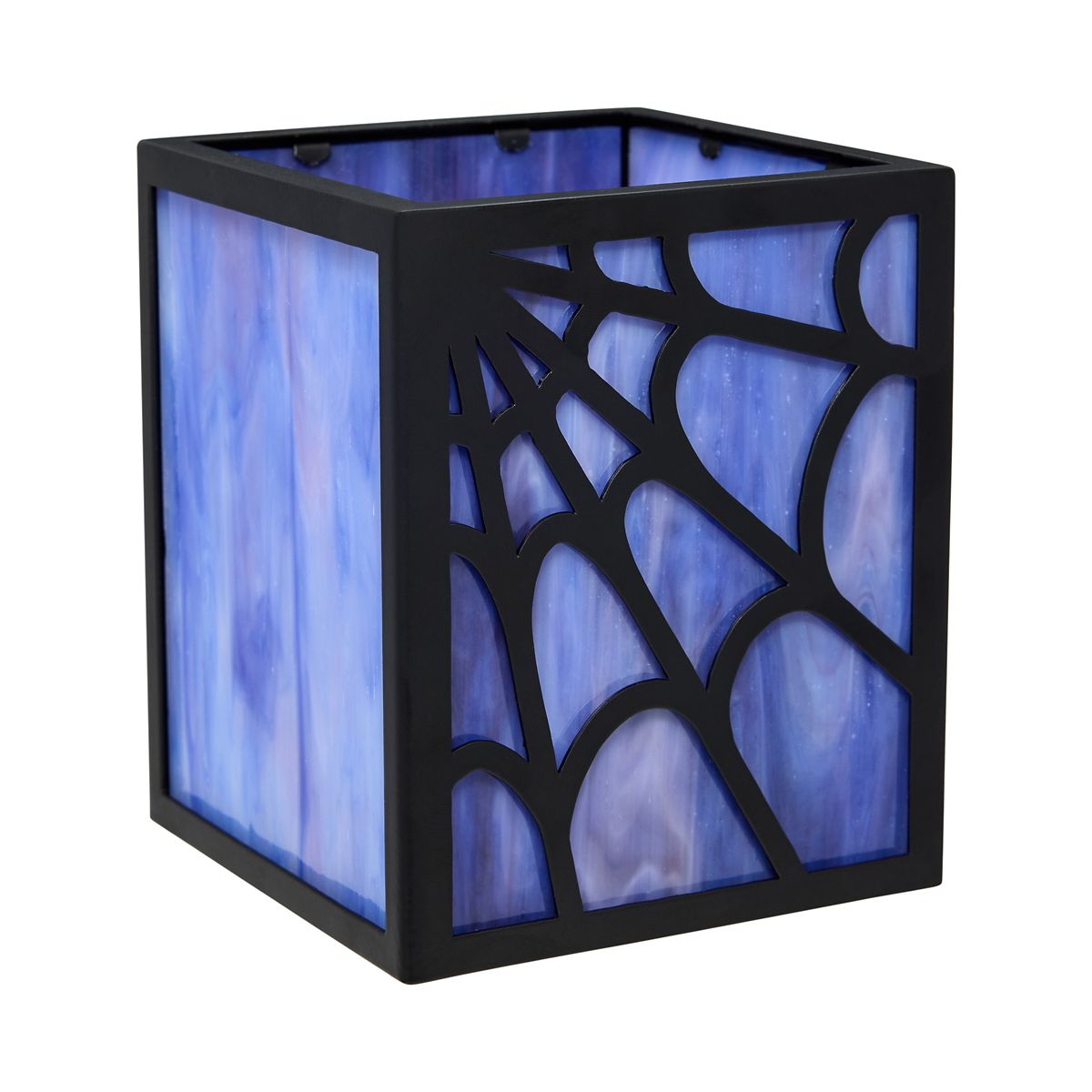 Spider Stained Glass Votive Holder PURPLE