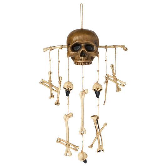 Decayed Skull Wind Chime BROWN