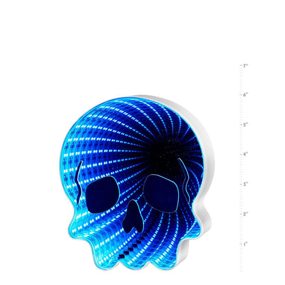 Light-Up Skull Infinity Mirror MULTI-COLOR
