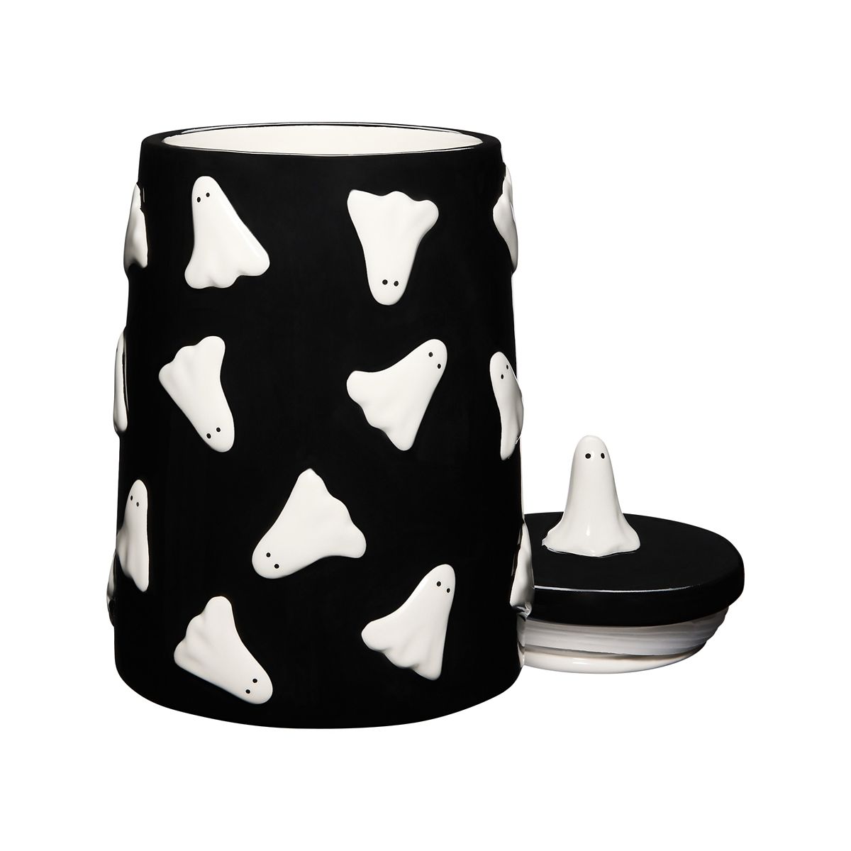 Ghost Black Cookie Jar BLACK