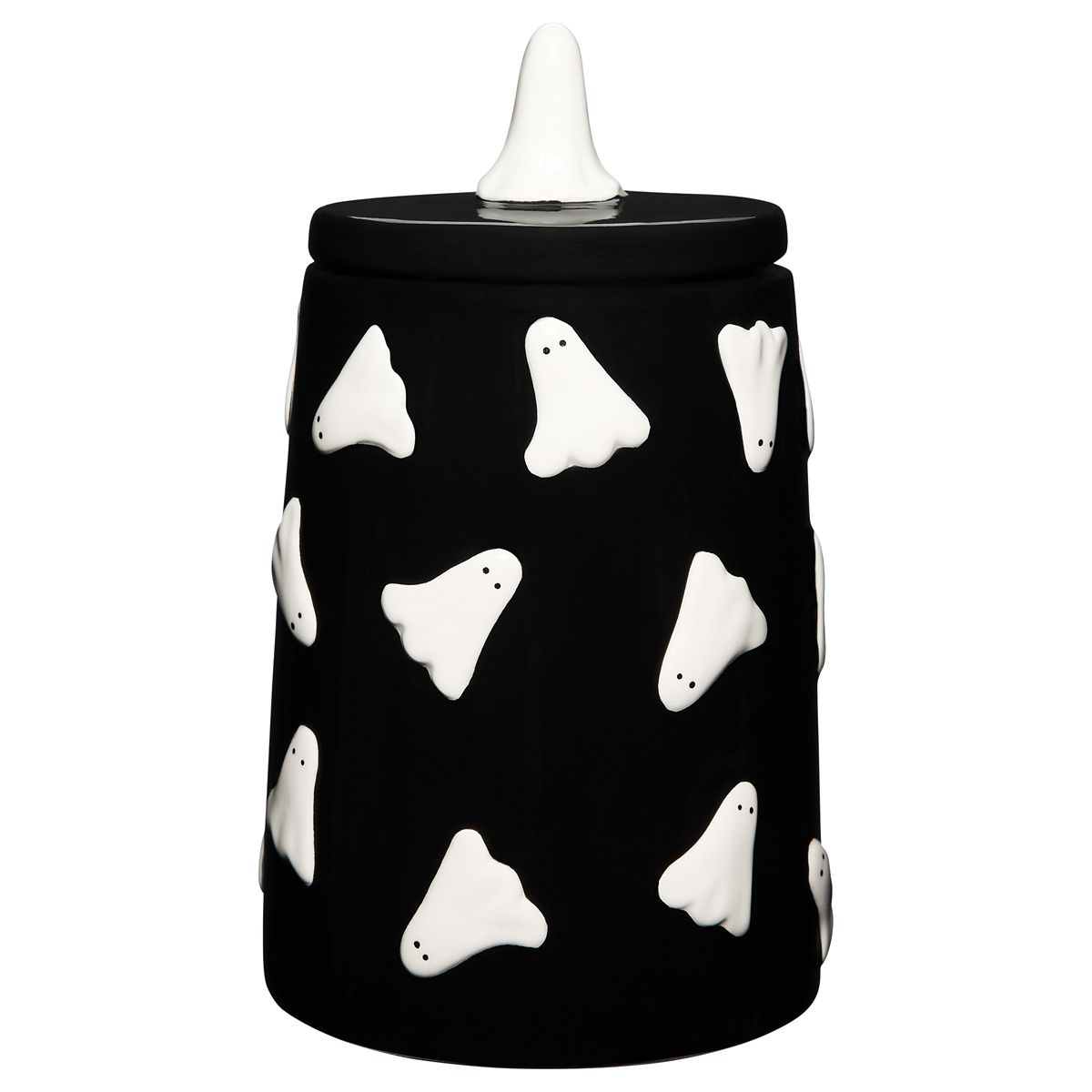 Ghost Black Cookie Jar BLACK