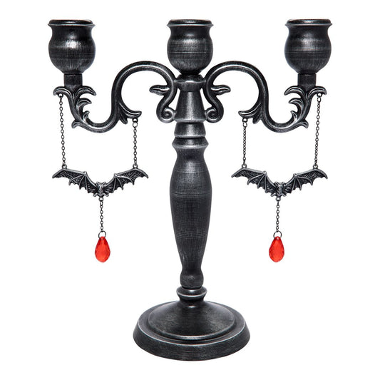 Bat Charm Candle Holder BLACK / MULTI