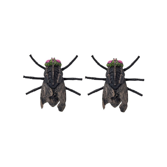 Zombie Fly Static Props - 2 Pack BLACK