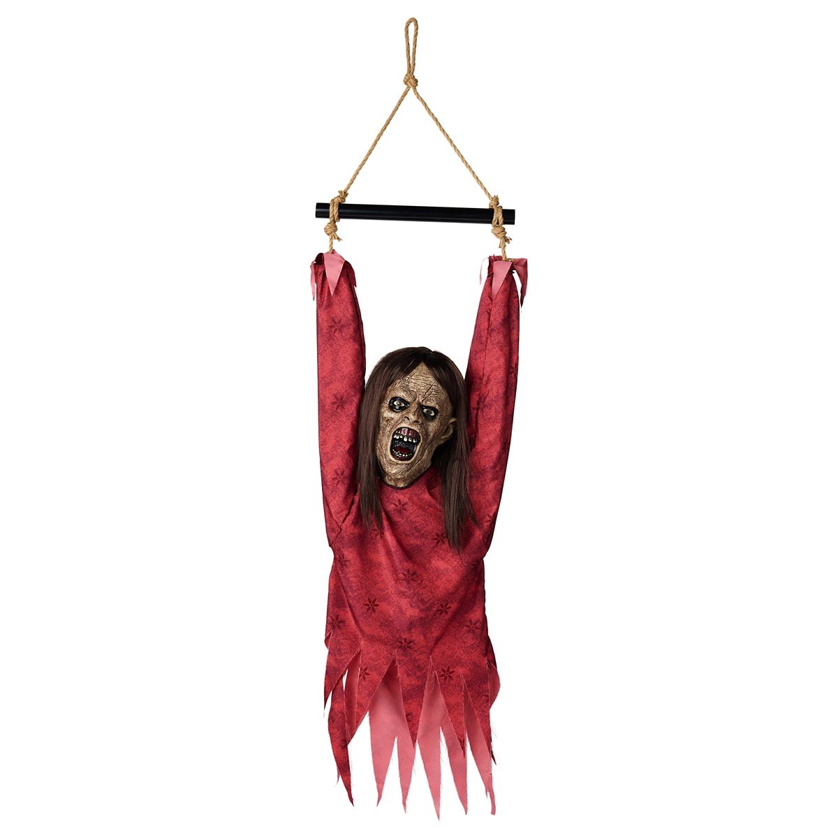 Half Body Hanging Female Zombie MULTI-COLOR