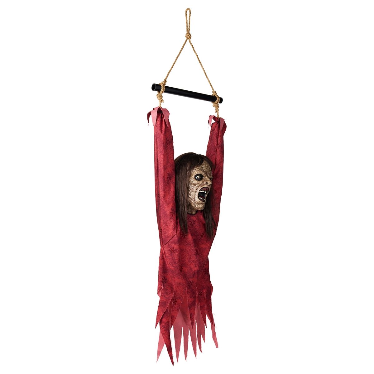 Half Body Hanging Female Zombie MULTI-COLOR